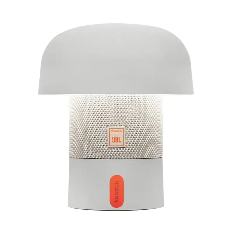 Kooduu Sensa Play Mini Portable Speaker And Lamp - Cloudy Face